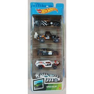 Hot Wheels 5 Car Gift Pack, Speed Blur, 2020, 1:64 Die cast, Mattel, New